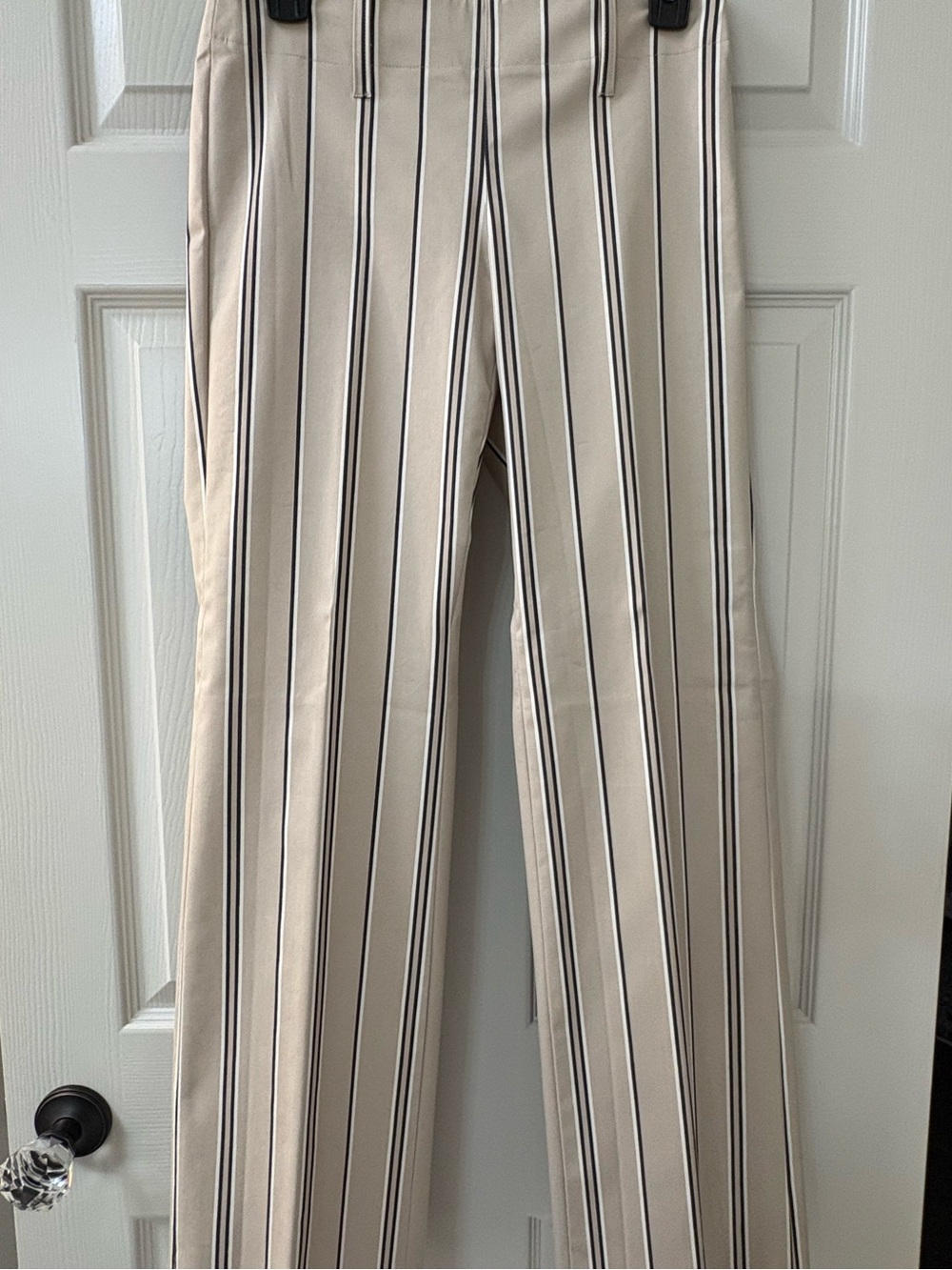 Express Cream Trousers with Black Pinstripes NWT!!